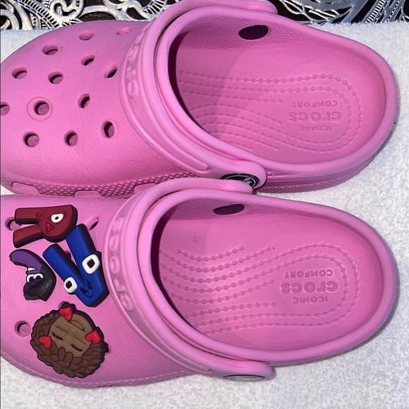 Crocs Kids Pink Clogs - Picture 2 of 6